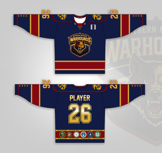 Warhounds Marine Corps Replica Hockey Jersey